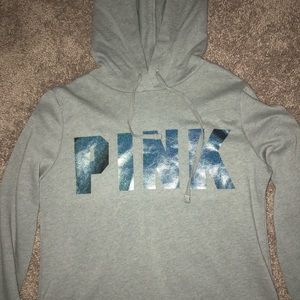 VS PINK Hooded Long Sleeve Shirt